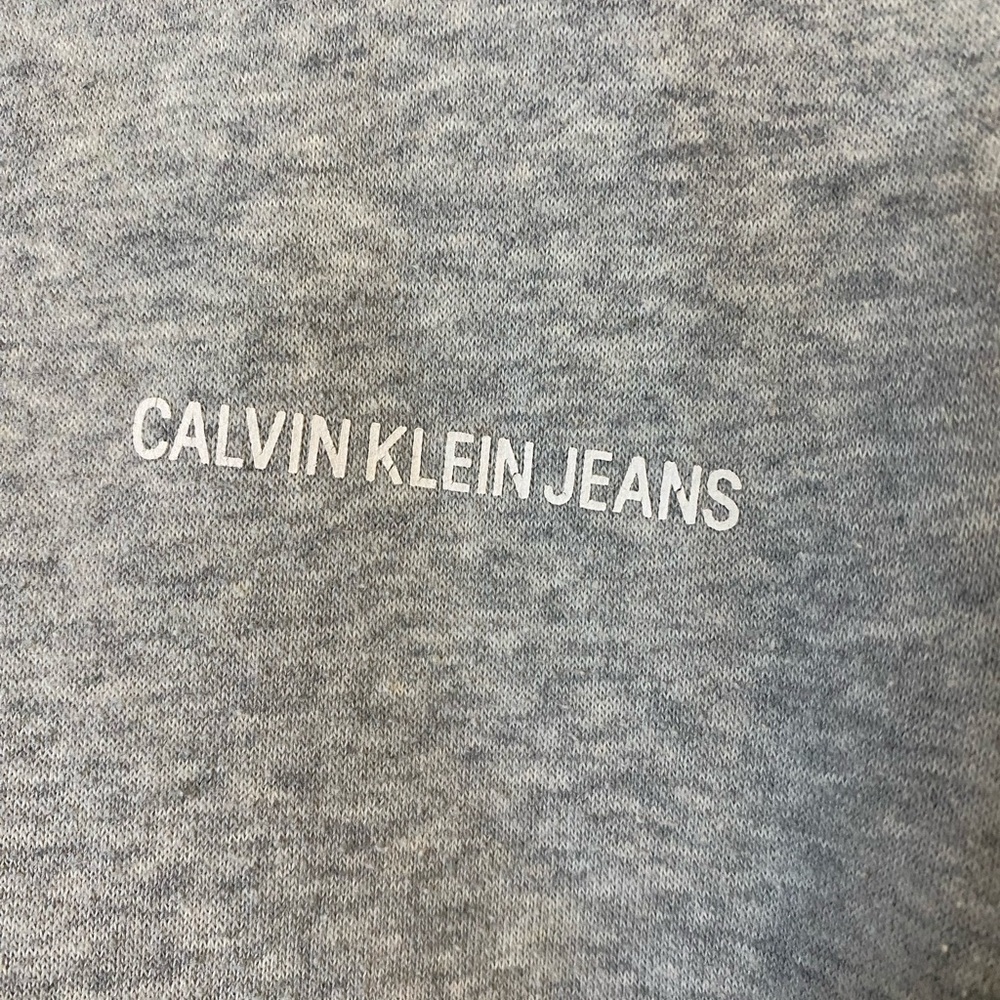 Calvin Klein Jeans Y2K Gray women’s Hoodie size small cotton blend - Picture 7 of 10
